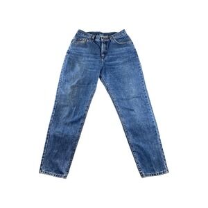 Lee Riders Womens Jeans Medium Wash High Rise Straight Leg Denim Pants Size 16